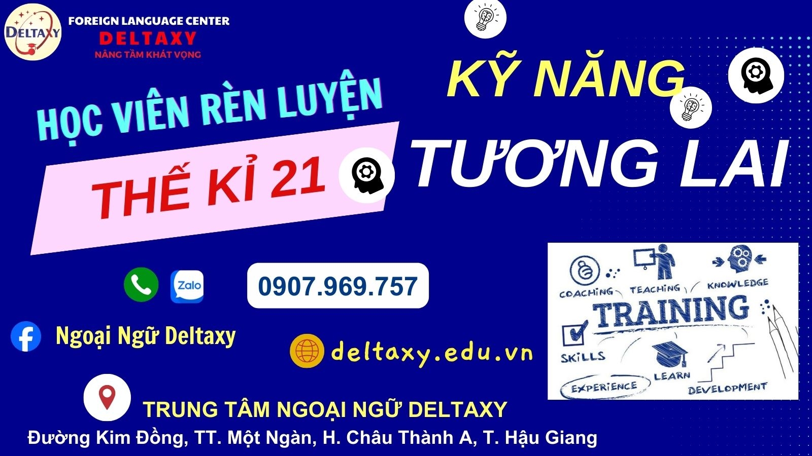 DELTAXY- TRAU DỒI NGOẠI NGỮ, PHÁT TRIỂN KỸ NĂNG DELTAXY- TRAU DỒI NGOẠI NGỮ, PHÁT TRIỂN KỸ NĂNG